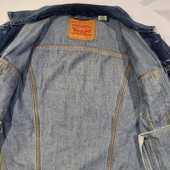 Levi's Blue Denim Jacket for Men - Picture 3 of 8